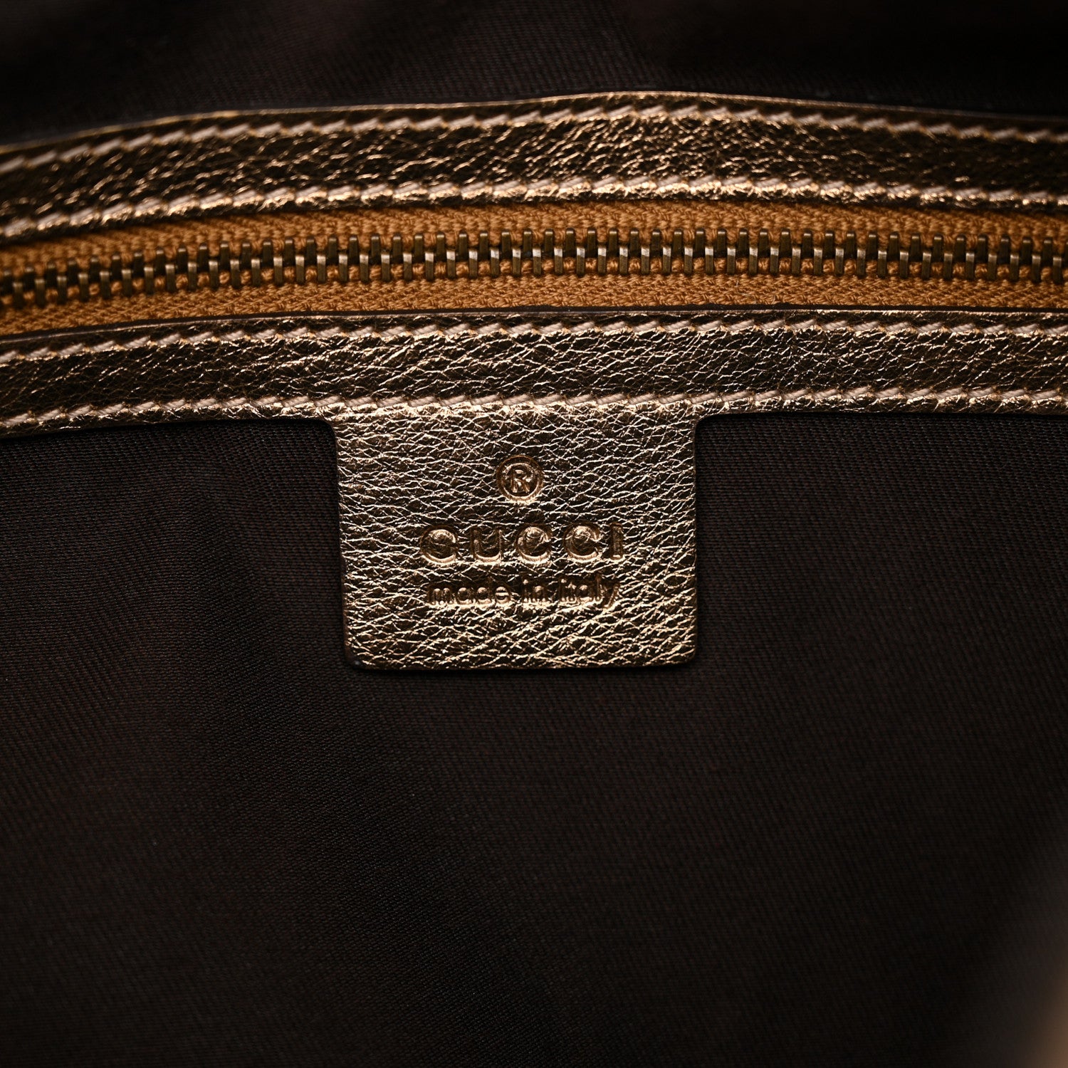 Gucci Crystal Monogram Babouska Hobo Gold 6 of 16