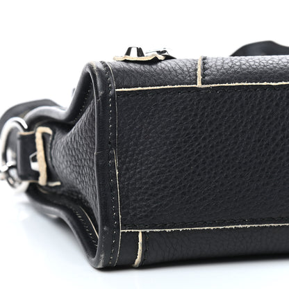 Balenciaga Supple Grained Calfskin Classic Silver Hardware Highlight Mini City Black 6 of 10