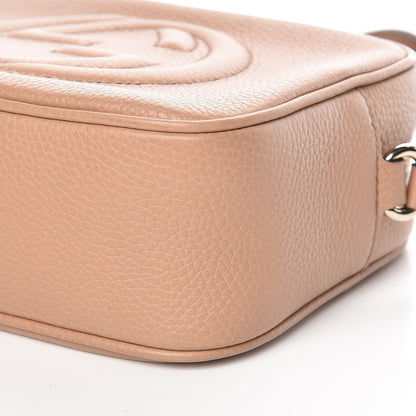 Gucci Pebbled Calfskin Small Soho Disco Bag Rose Beige 10 of 11