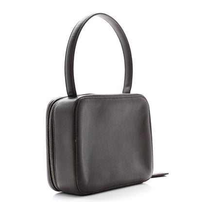 Chanel Grained Calfskin Timeless CC Vanity Case Dark Brown 3 of 12