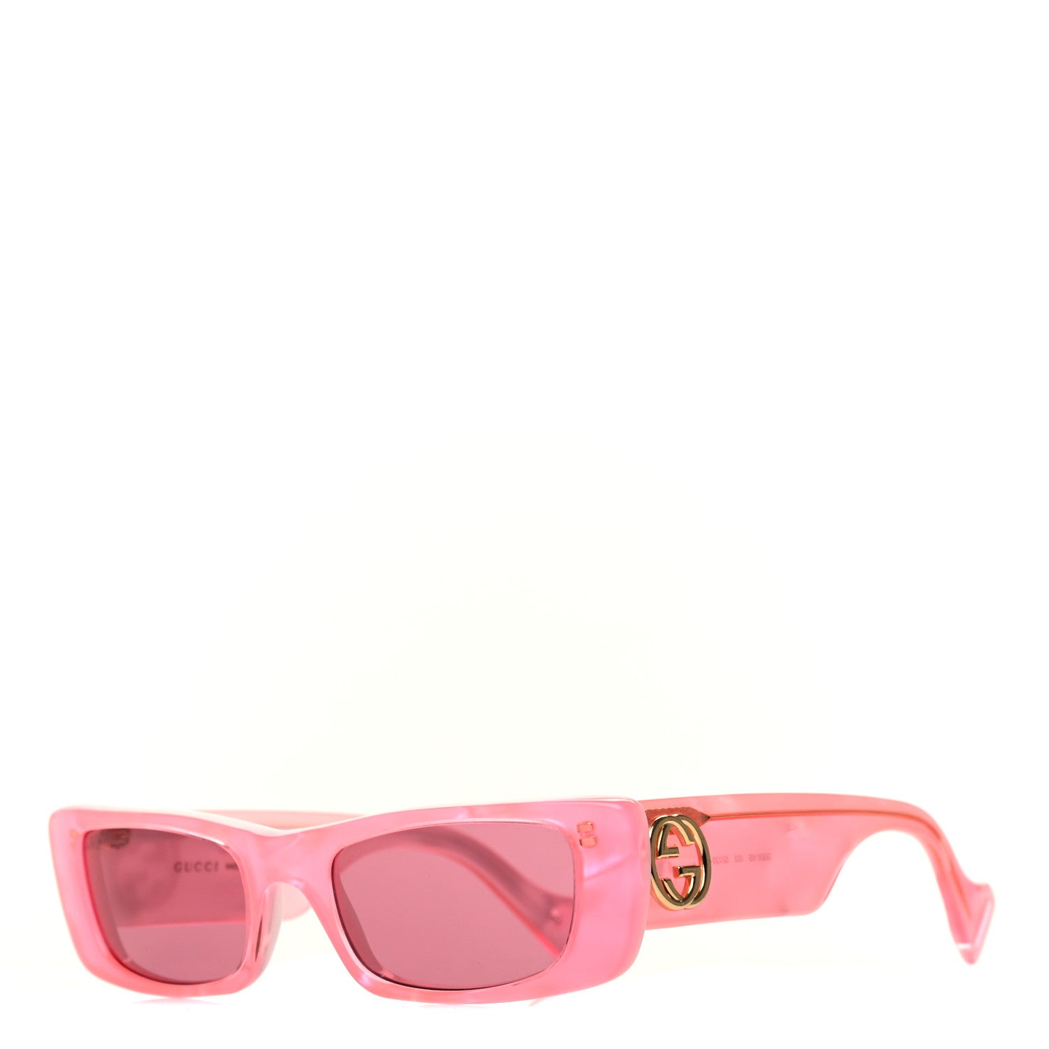 Gucci Acetate Square Sunglasses GG0516S Pink 1 of 8
