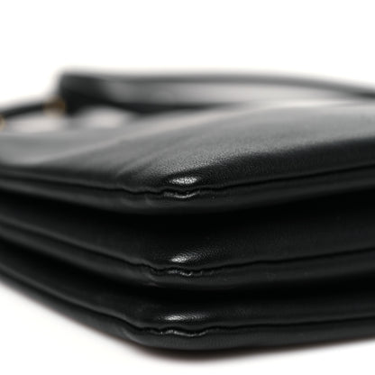 Celine Lambskin Small Trio Crossbody Bag Black 10 of 12