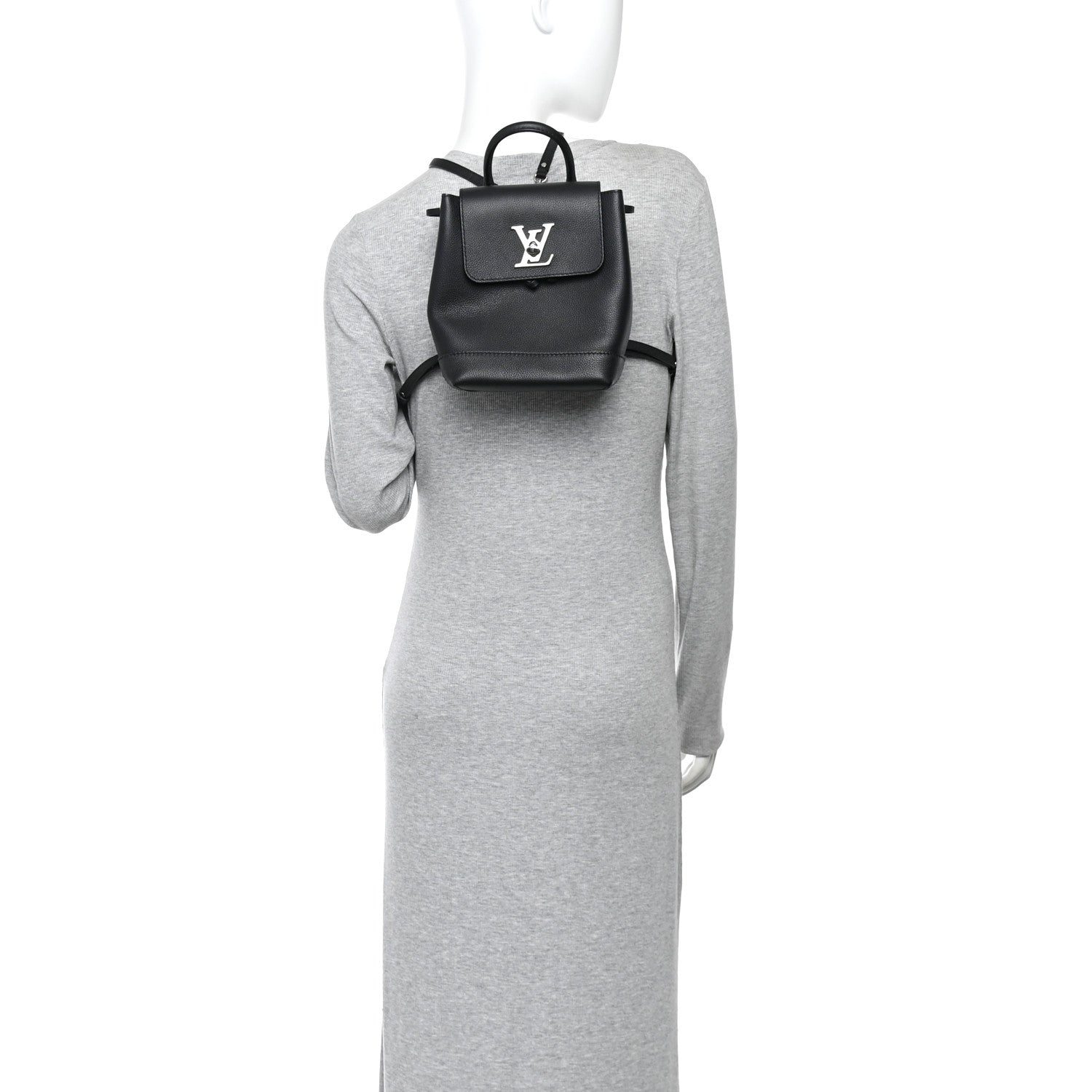 Louis Vuitton Calfskin Lockme Mini Backpack Black 1913494 – FASHIONPHILE