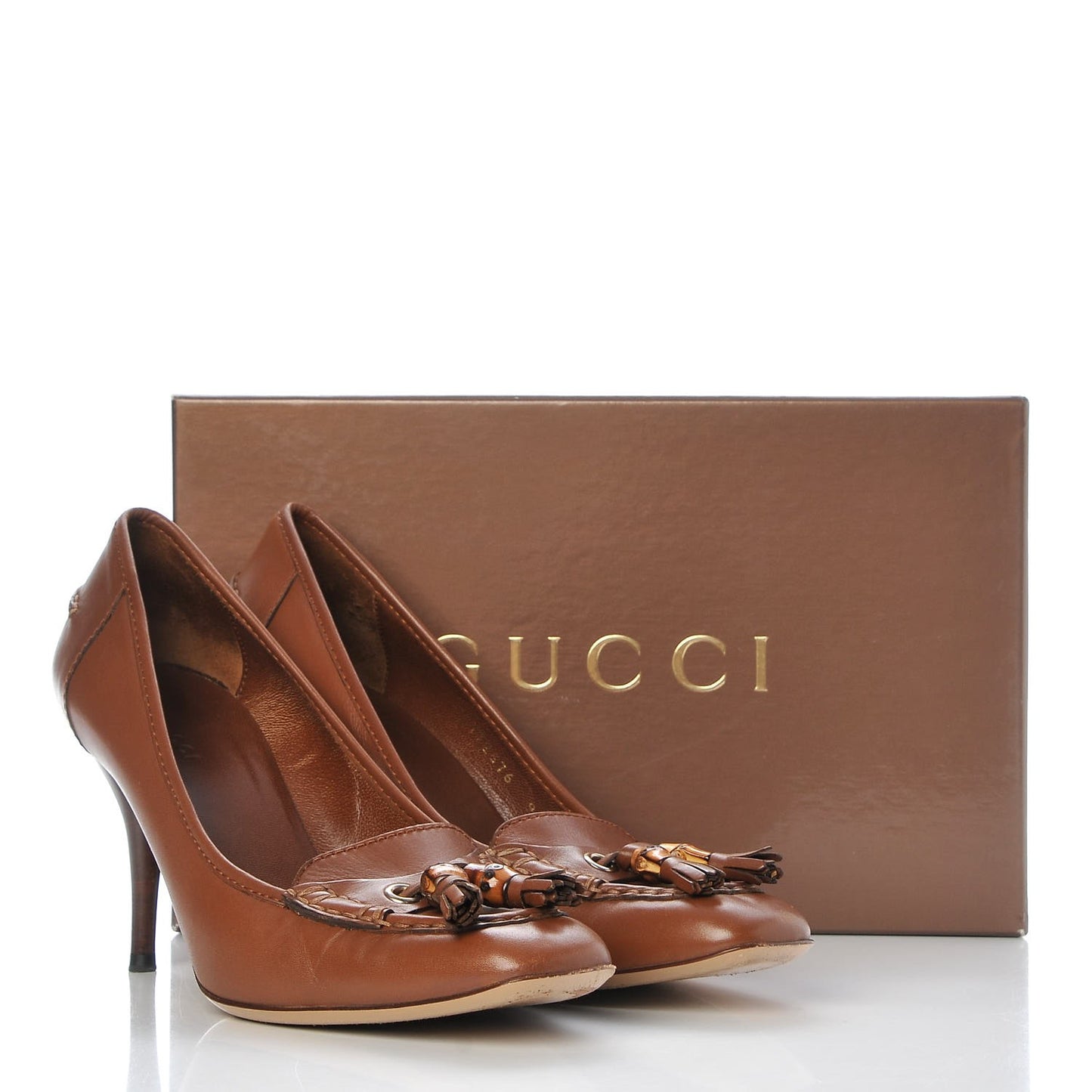 Calfskin Bamboo Tassel Lifford Pumps 9 Cuir