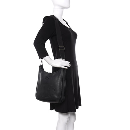 Hermes Taurillon Clemence Evelyne III PM Black 2 of 10