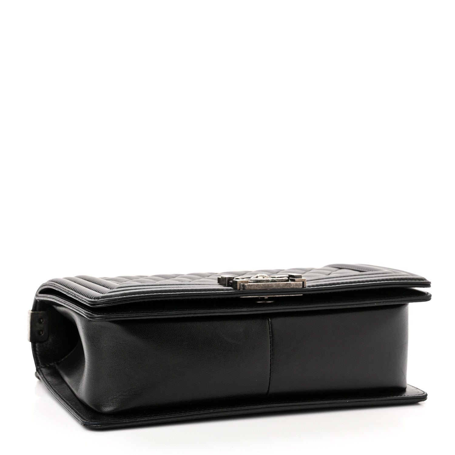 Chanel Lambskin Quilted Medium Boy Flap Black 4 of 12