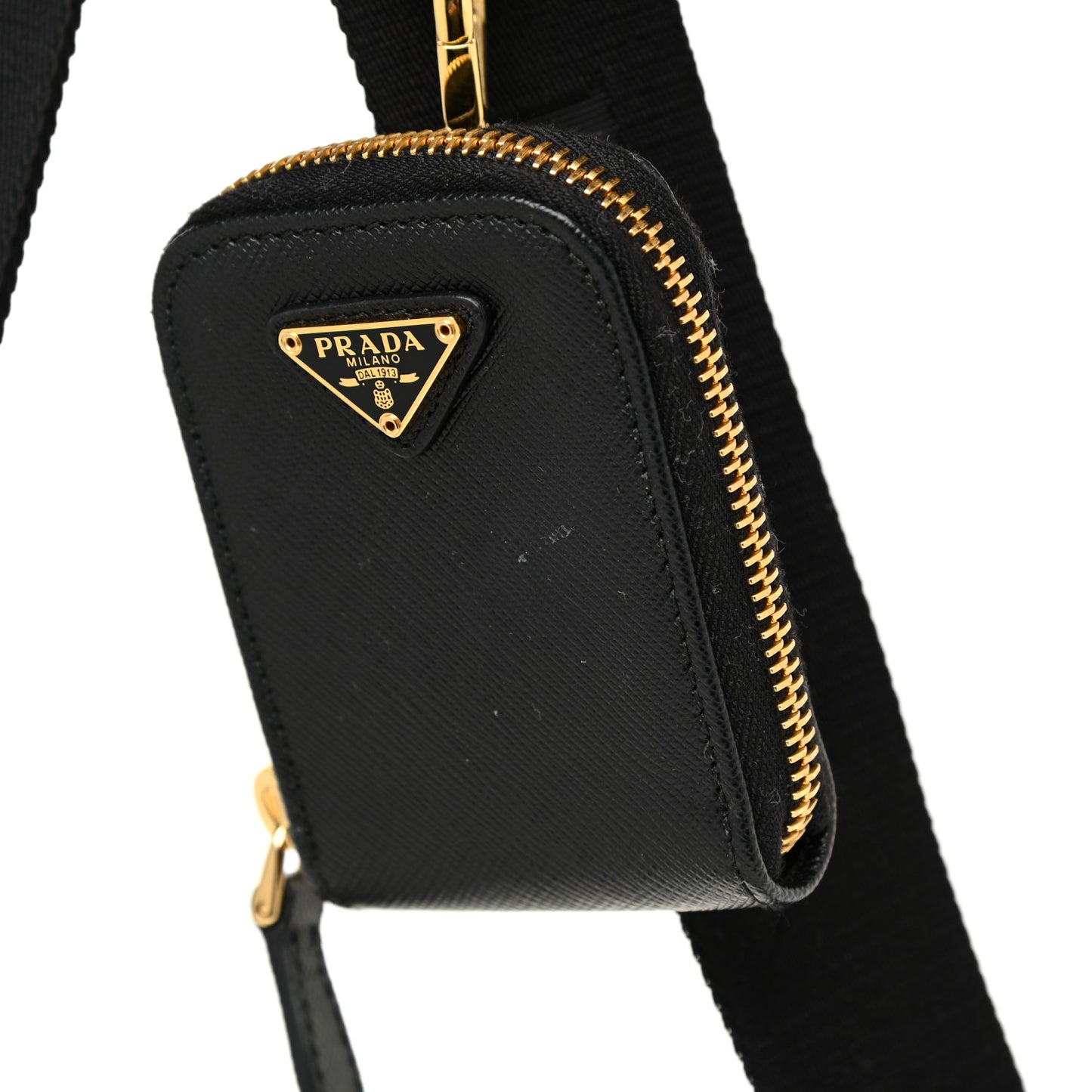 Saffiano Lux Re-Edition 2005 Shoulder Bag Black
