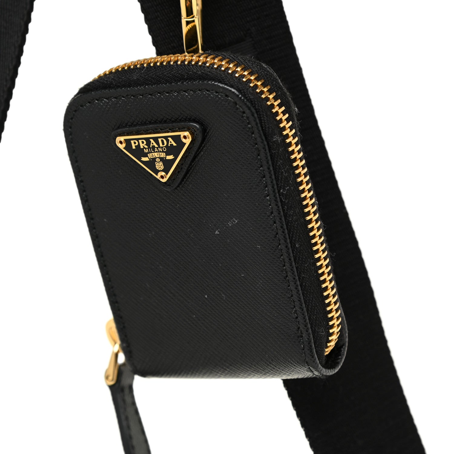 Prada Saffiano Lux Re-Edition 2005 Shoulder Bag Black 9 of 12