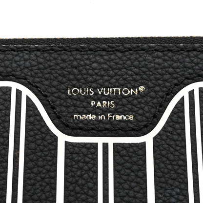 Louis Vuitton Calfskin Neverfull Inside Out MM Pochette Black 5 of 6