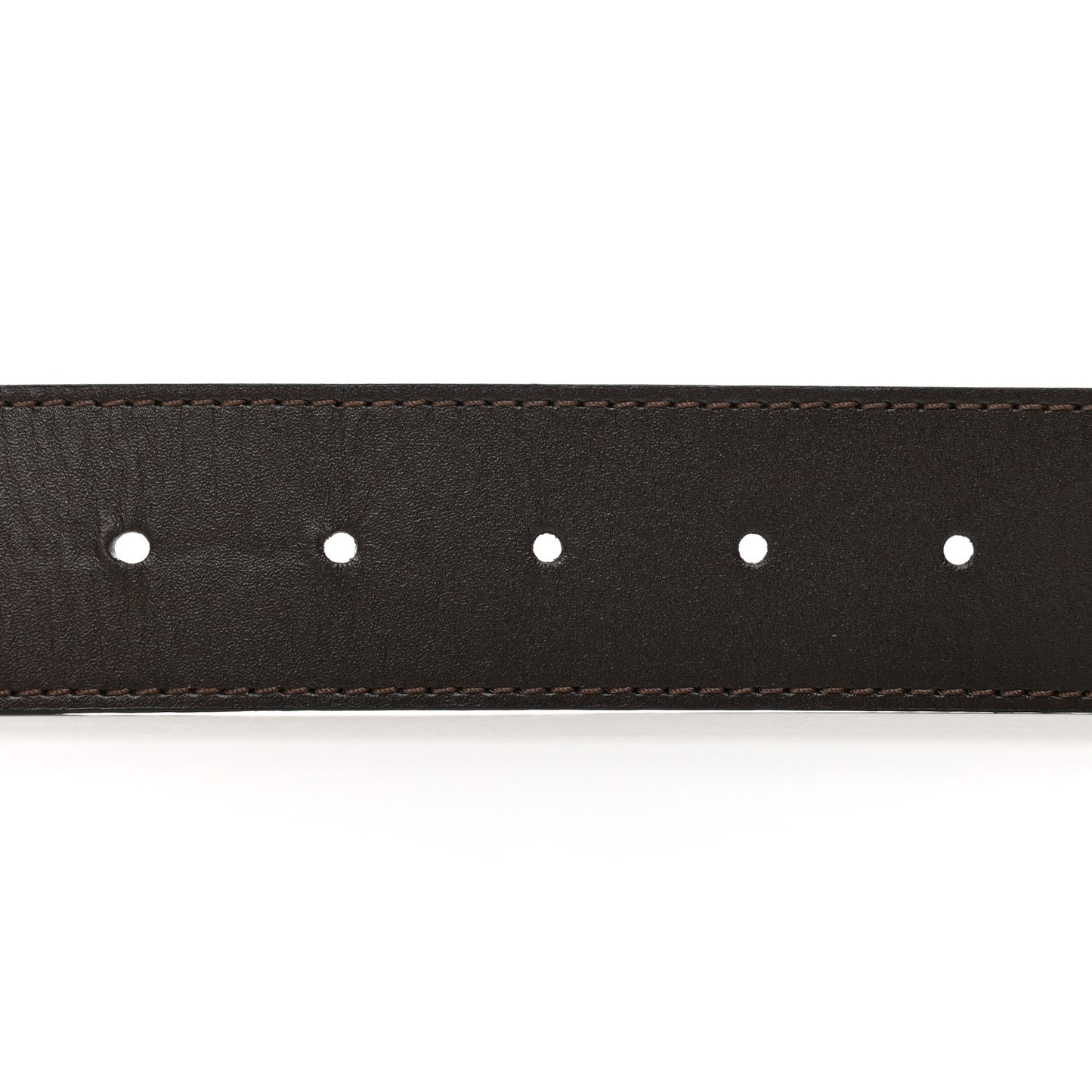 Calfskin 40mm LV Initiales Reversible Belt 85 34 Dark Brown Black 85 34 Black