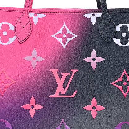 Louis Vuitton Monogram Giant Spring In The City Neverfull MM Midnight Fuchsia 11 of 13