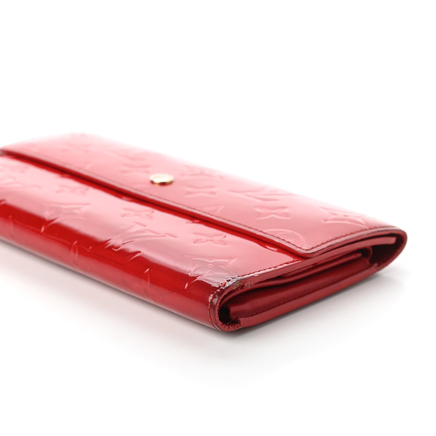 Louis Vuitton Vernis Porte Tresor International Wallet Rouge 7 of 14
