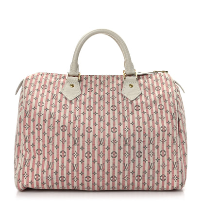 Louis Vuitton Mini Lin Croisette Speedy 30 Rouge 1 of 10