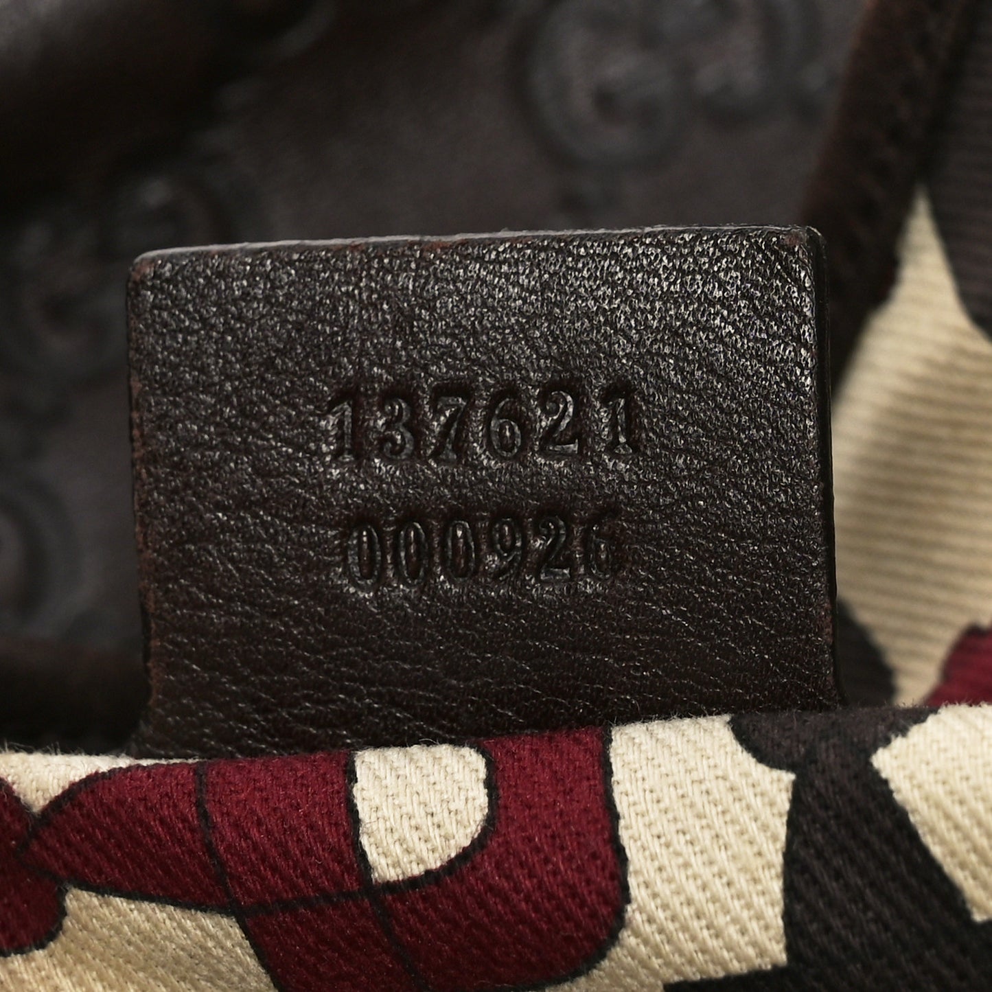 Guccissima Medium Pelham Shoulder Bag Dark Brown