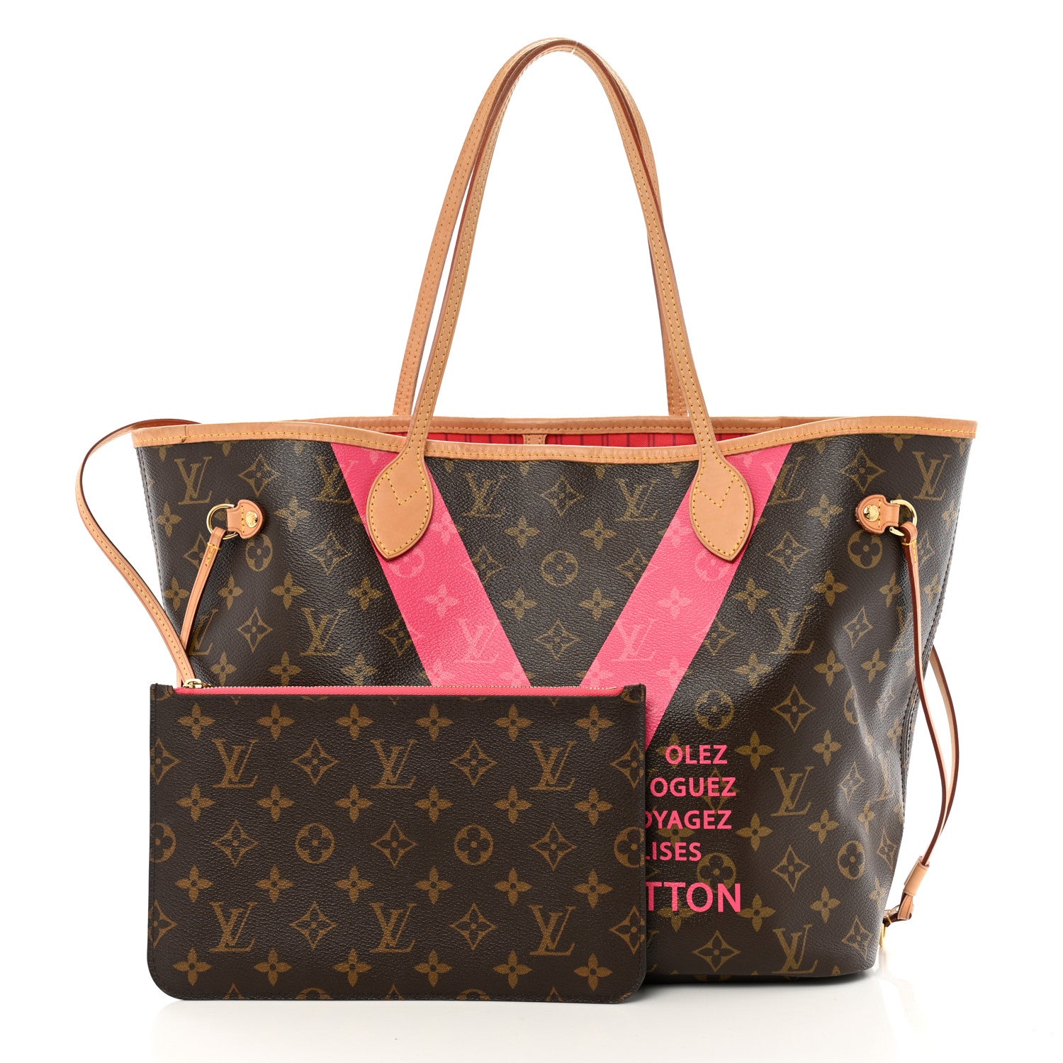 Louis Vuitton Monogram V Neverfull MM Grenade 3 of 15