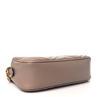 Gucci Calfskin Matelasse Small GG Marmont Chain Shoulder Bag Porcelain Rose 4 of 11