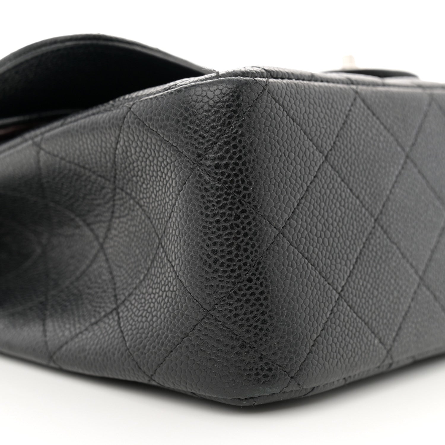 Chanel Caviar Quilted Jumbo Double Flap Black 9 of 12