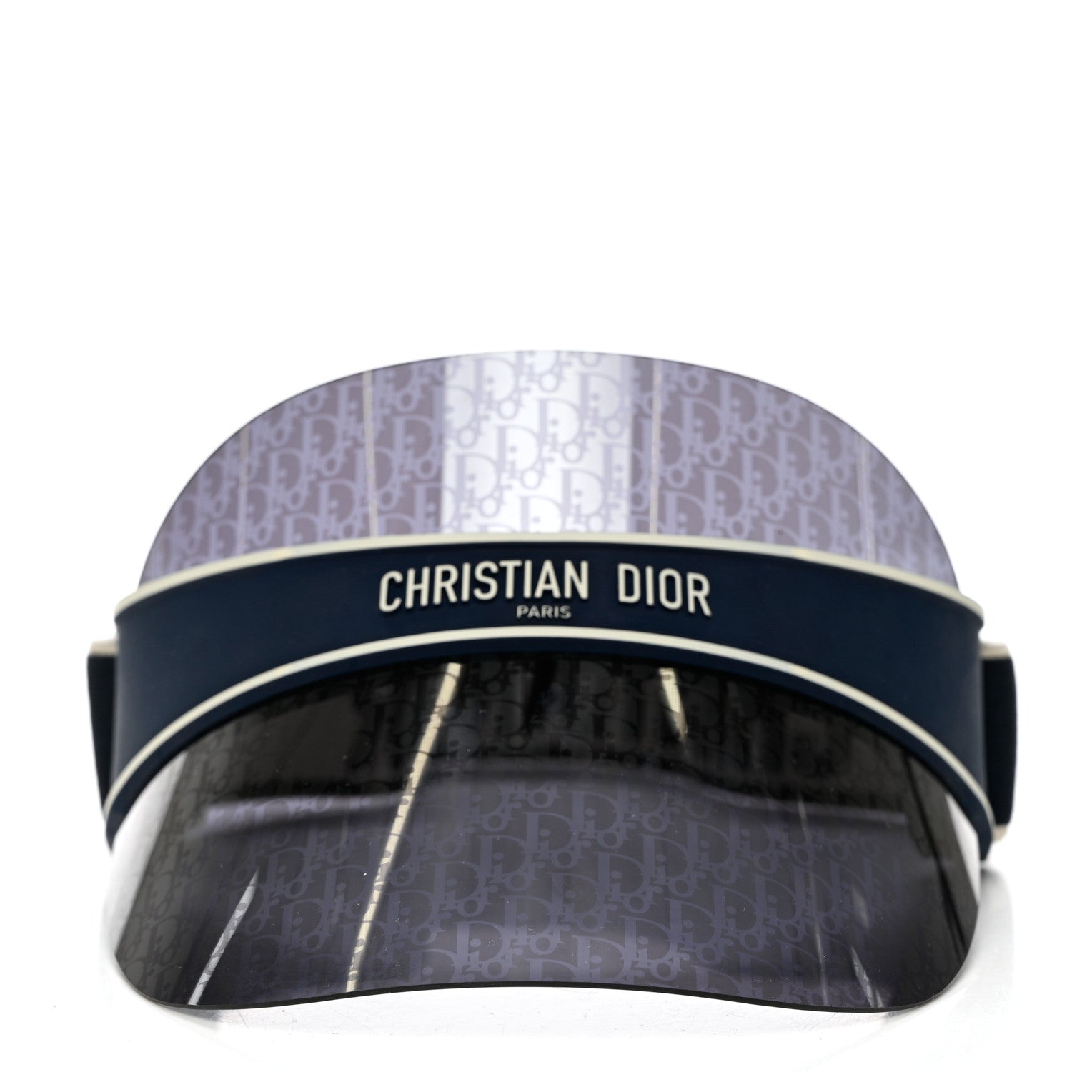 Christian Dior Oblique DiorClub V1U Sun Visor Blue 3 of 8