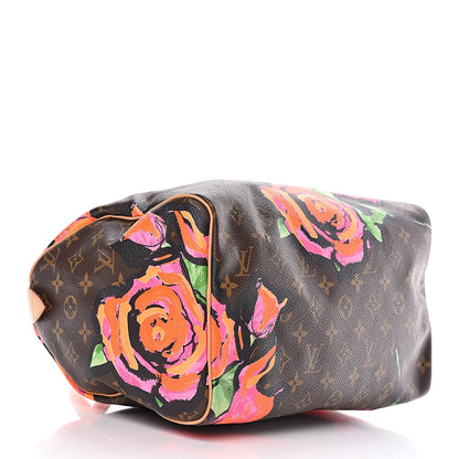 Louis Vuitton Monogram Roses Speedy 30 4 of 10