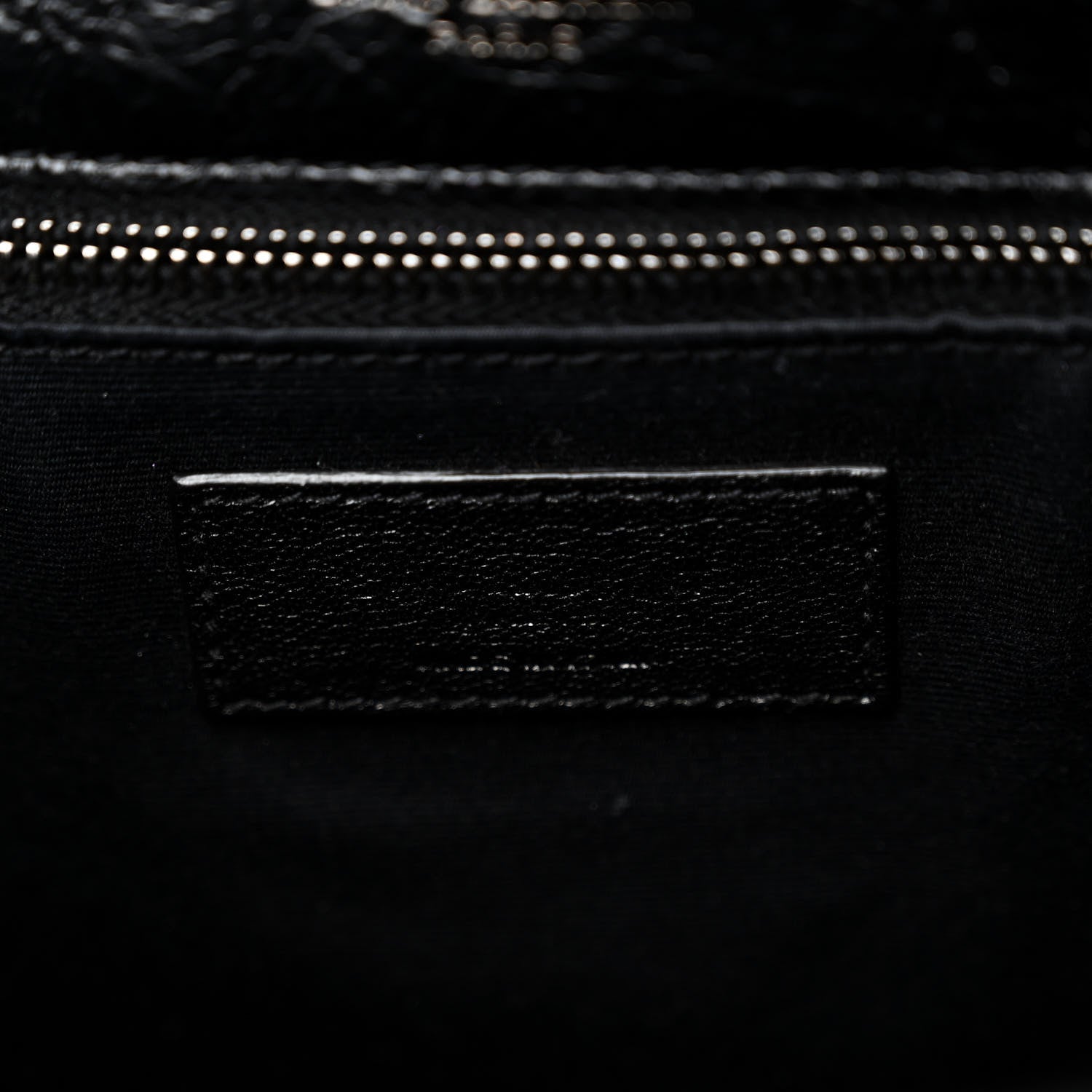 Saint Laurent Crinkled Calfskin Matelasse Monogram Large Niki Chain Satchel Black 6 of 10
