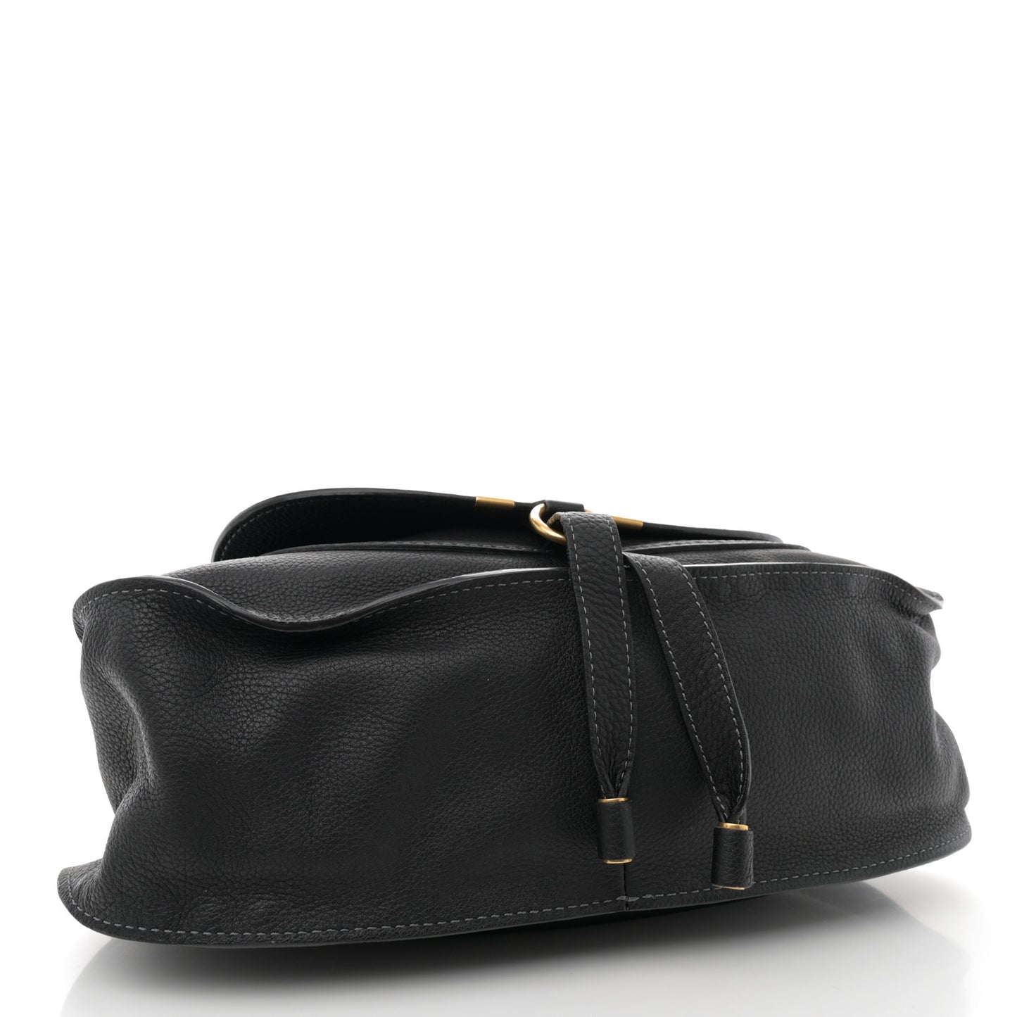 Calfskin Medium Marcie Satchel Black