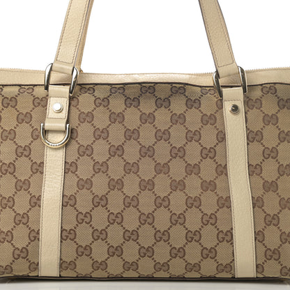 Gucci Monogram Medium Abbey Tote Off White 8 of 19