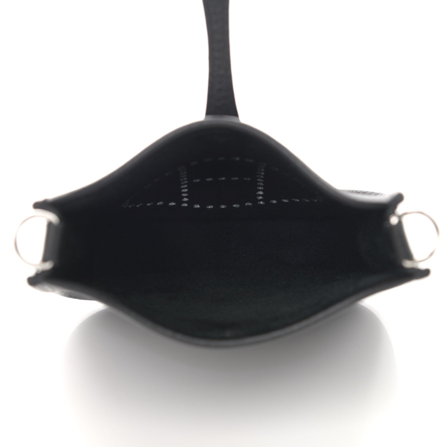 Hermes Taurillon Clemence Evelyne TPM Black 5 of 11