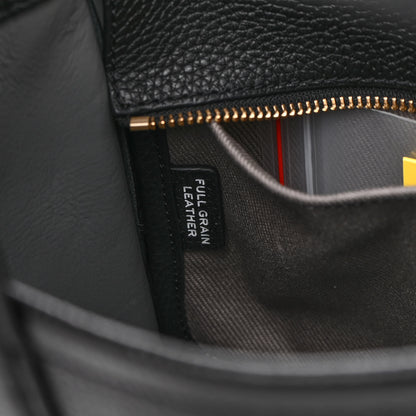 Marc Jacobs Grained Calfskin Small The Tote Bag Black 7 of 9