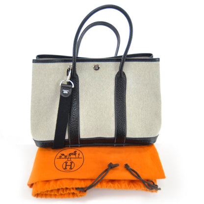 Hermes Toile Leather Garden Party PM 4 of 10