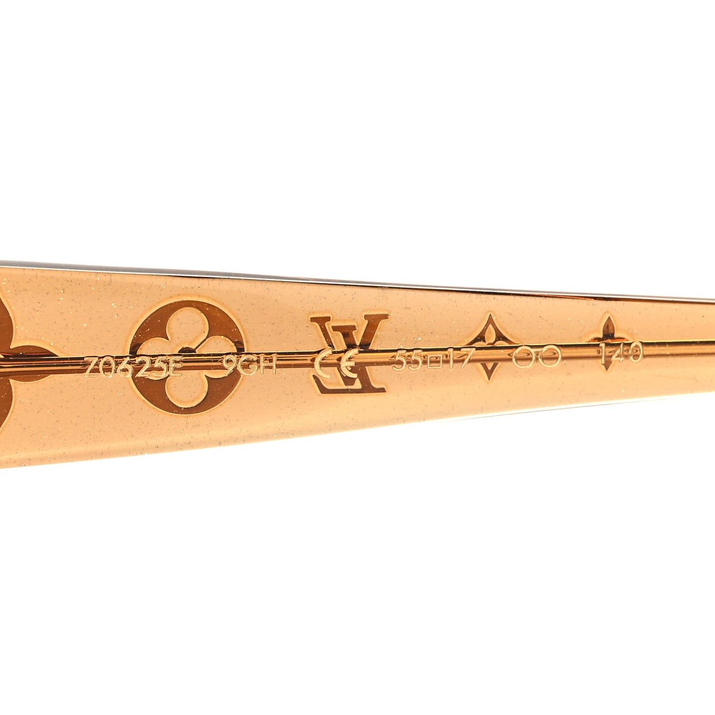 Acetate Obsession Cat Eye Sunglasses Z0625E Glitter Gold