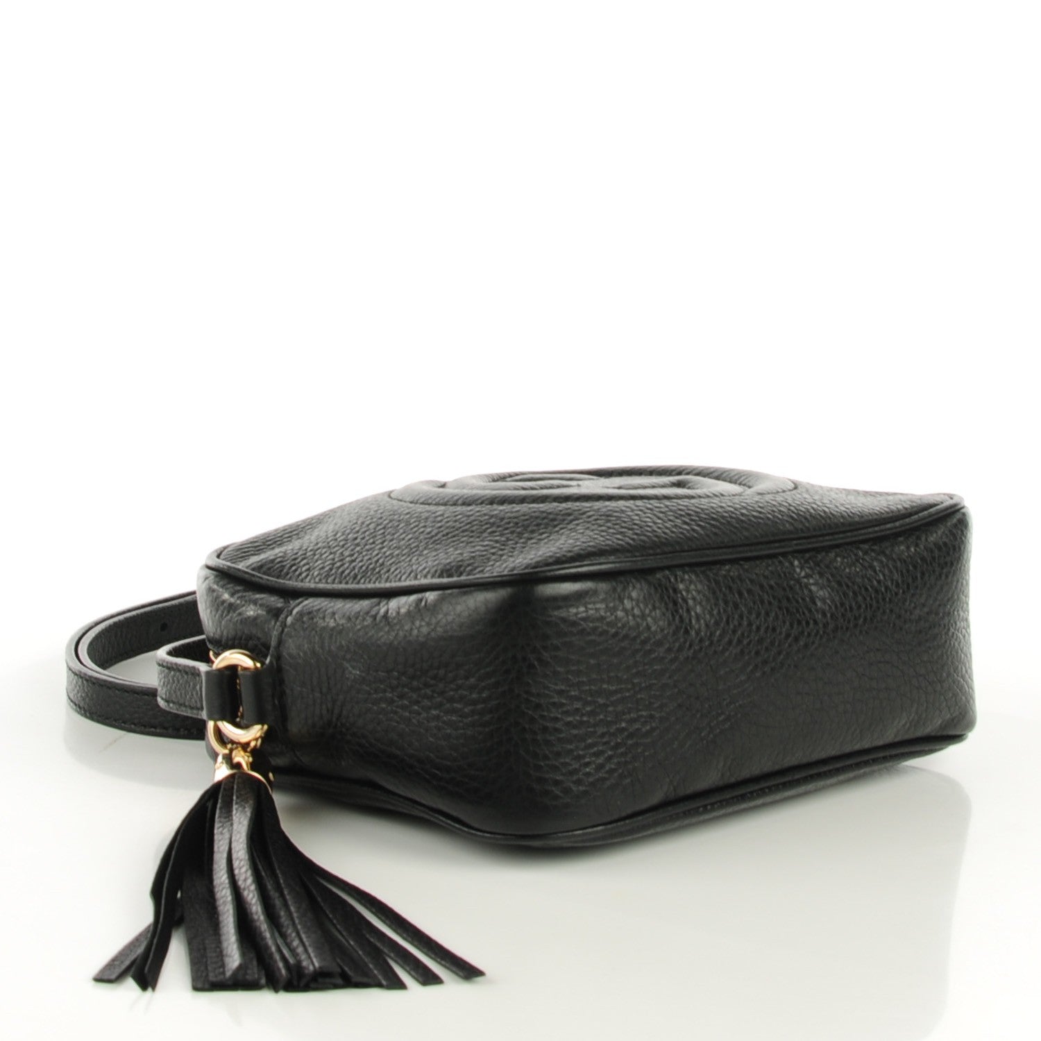 Gucci Pebbled Calfskin Small Soho Disco Bag Black 4 of 6