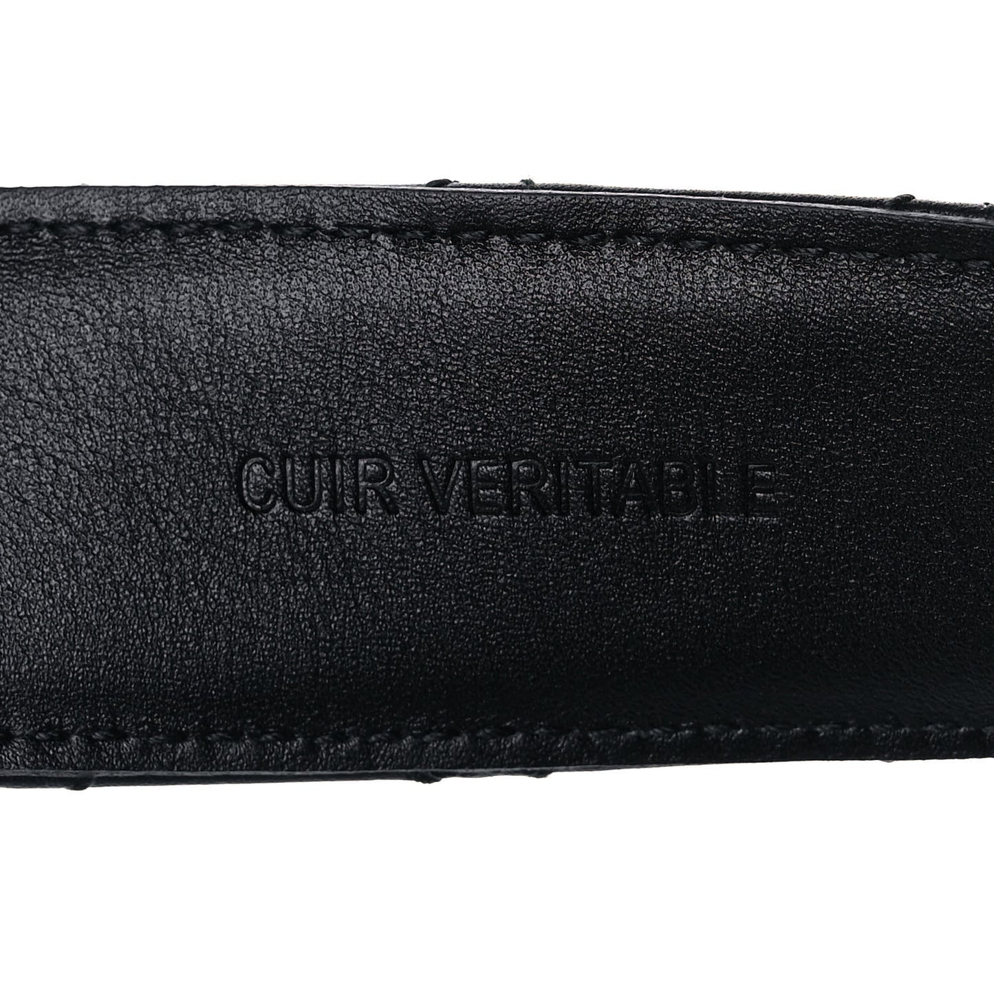 Lambskin Quilted CC Chain Belt 85 34 Black