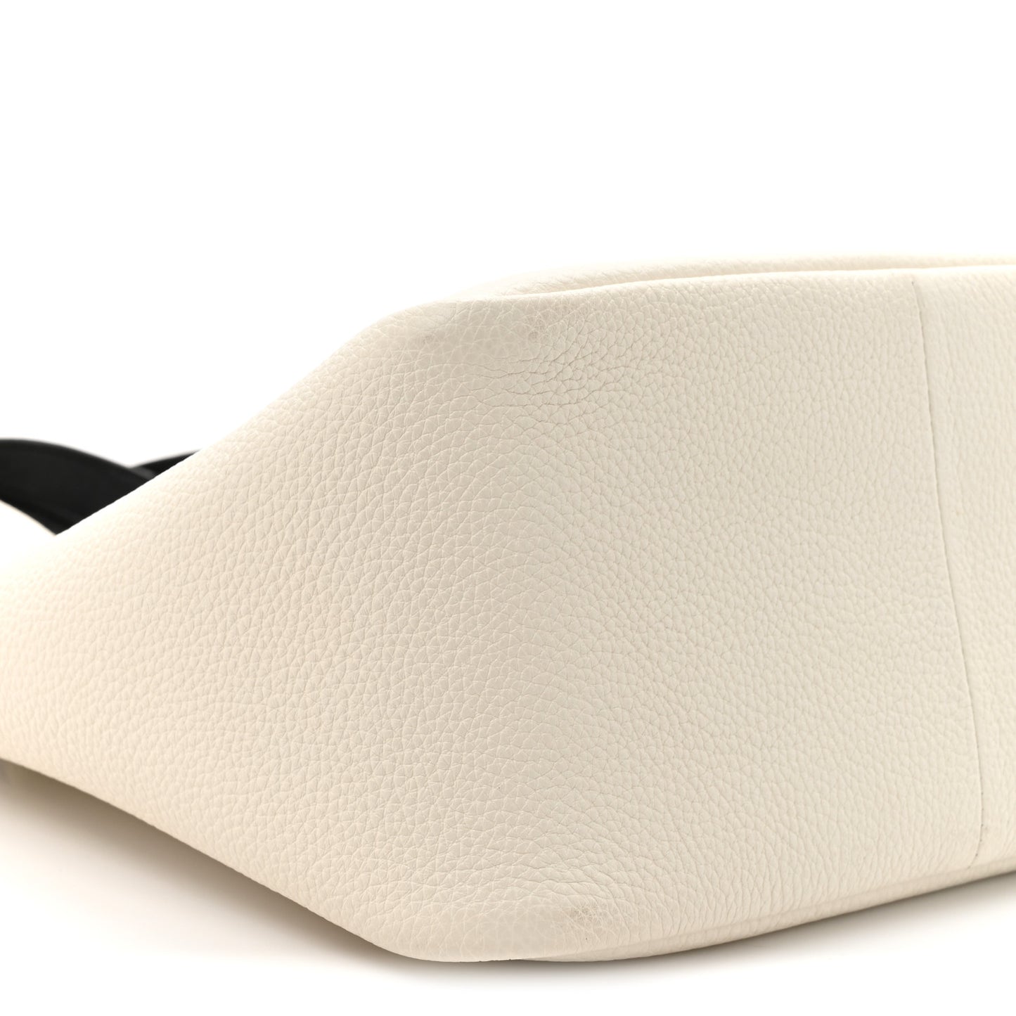 Vitello Daino Soft Medium Dynamique Tote White Black