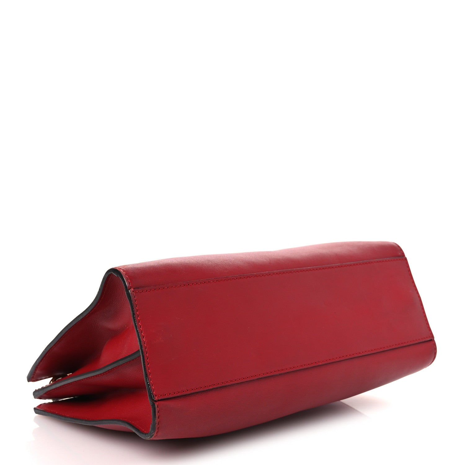 Gucci Nappa Bamboo Web Small Nymphaea Top Handle Bag Hibiscus Red 4 of 18