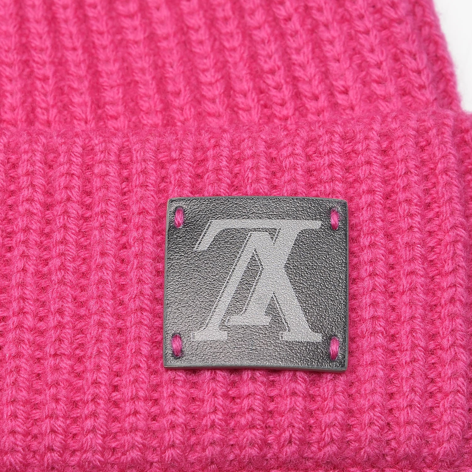 Louis Vuitton Wool Knit Beanie Hat Fuchsia 5 of 5