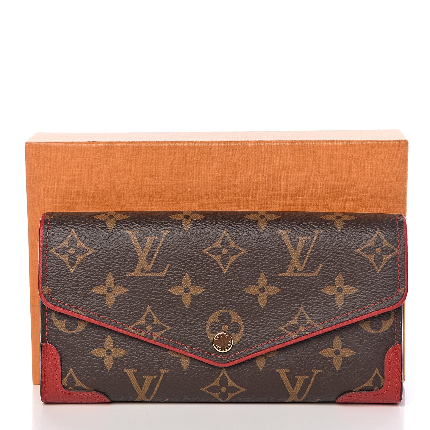 Monogram Sarah Retiro Wallet Cherry