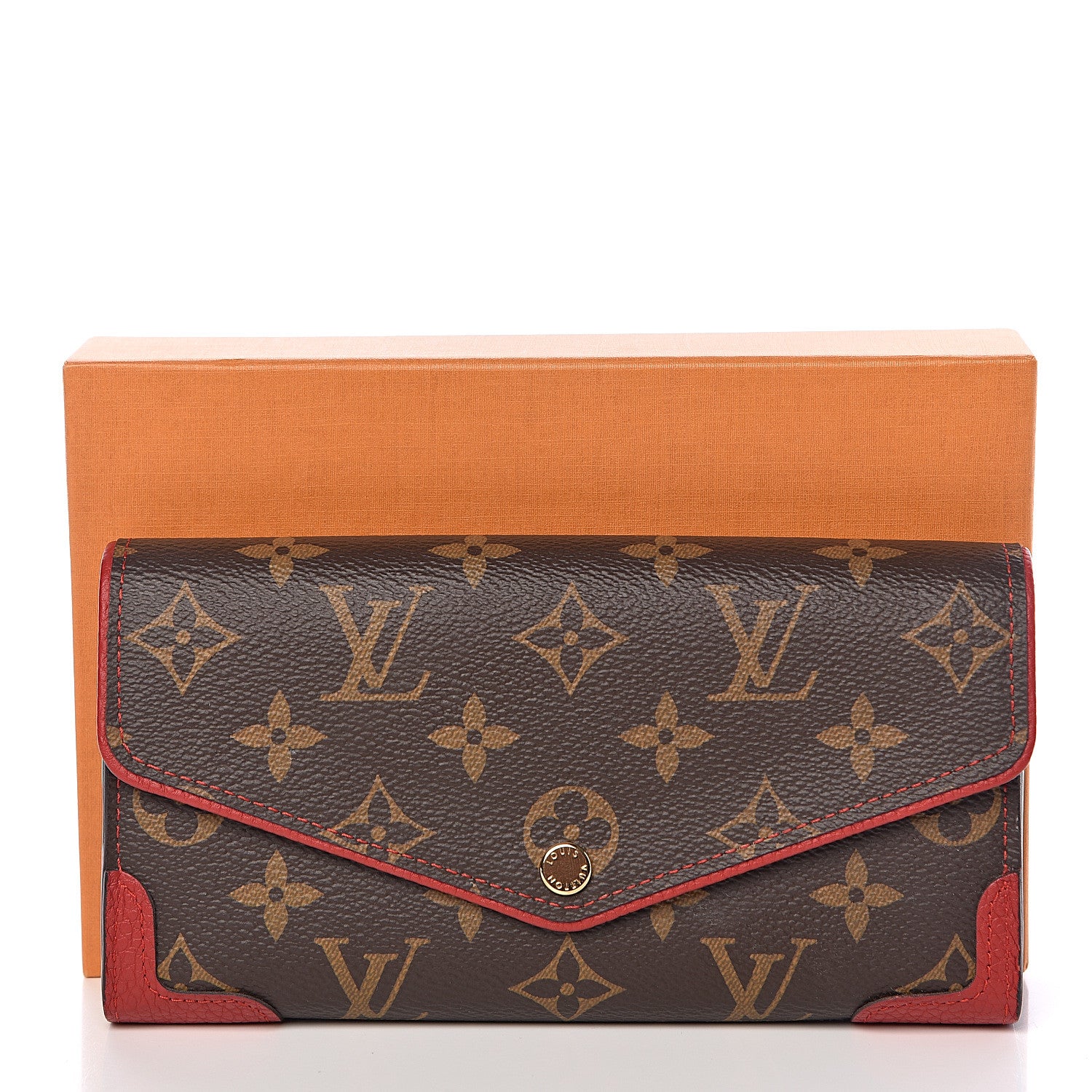 Louis Vuitton Monogram Sarah Retiro Wallet Cherry 7 of 7