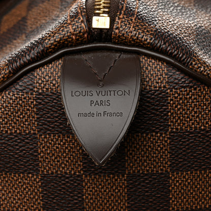 Louis Vuitton Damier Ebene Speedy 30 6 of 12