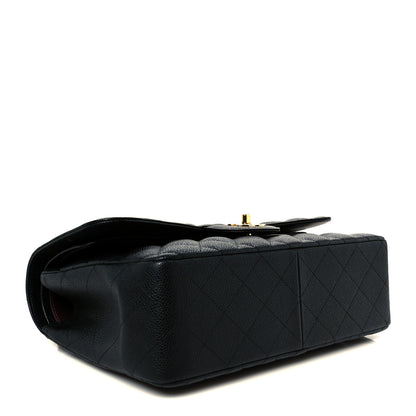 Chanel Caviar Quilted Jumbo Double Flap Black 4 of 12