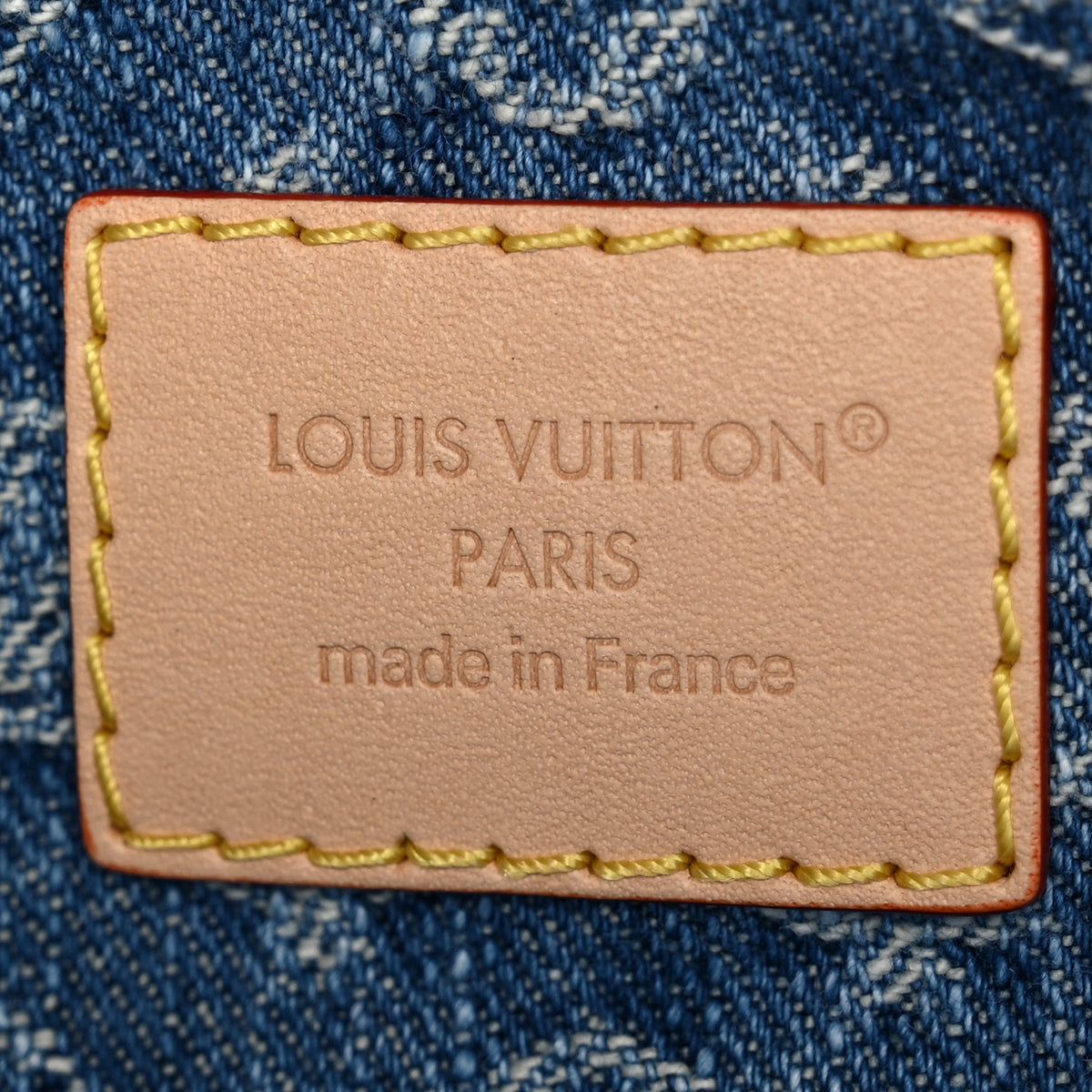 Monogram Pochette Accessories Cargo  Blue Denim