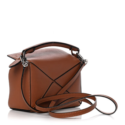 Loewe Calfskin Mini Puzzle Bag Tan 3 of 14
