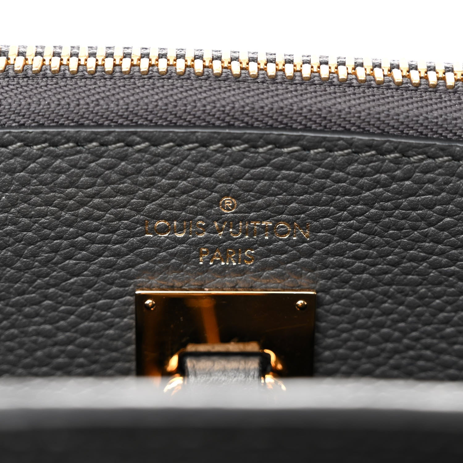 Louis Vuitton Taurillon City Steamer MM Gris 6 of 9