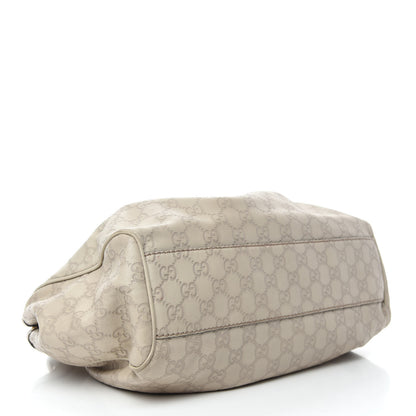 Gucci Guccissima Medium Sukey Tote Mystic White 4 of 14