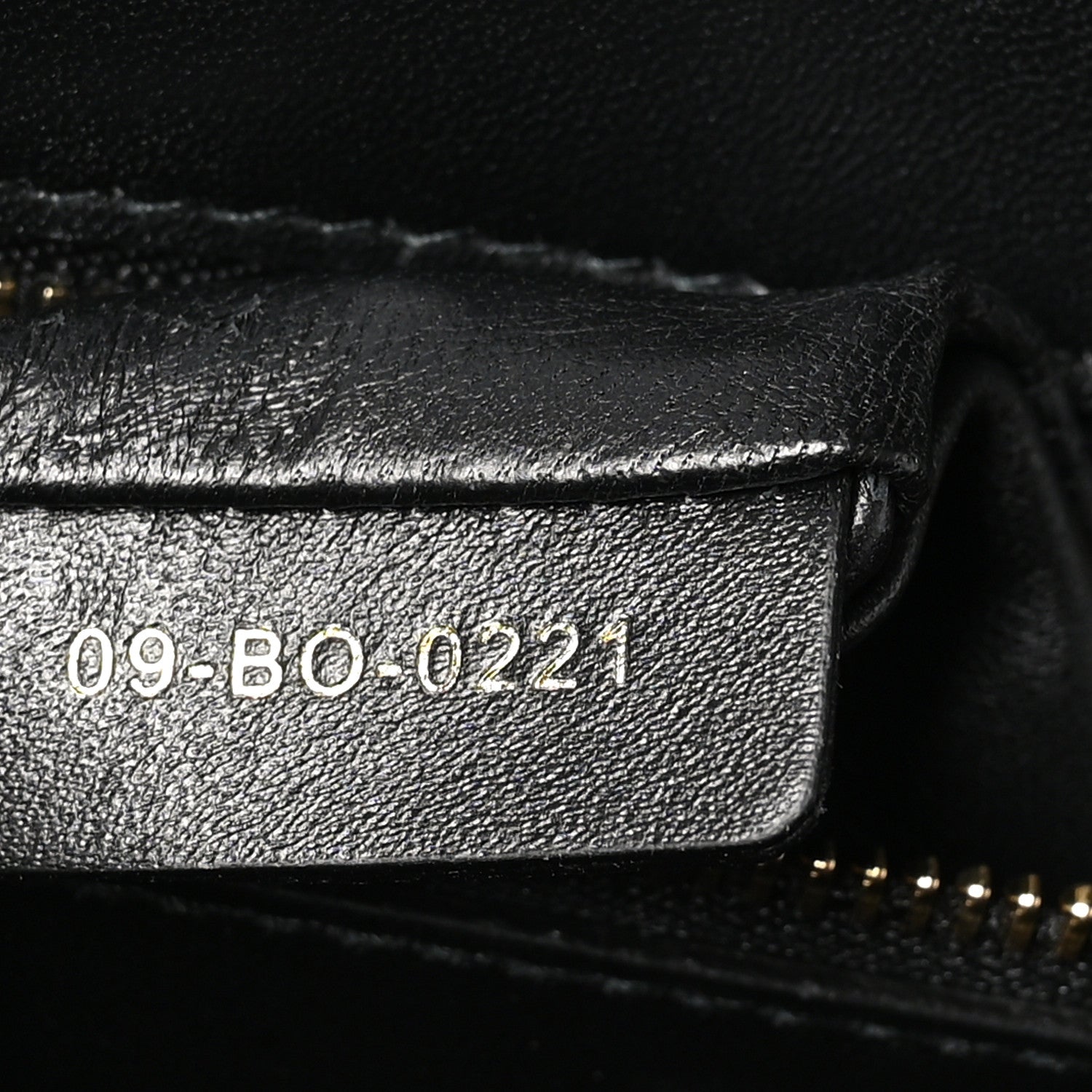 Christian Dior Grained Calfskin Embossed 30 Montaigne Chain Flap Bag Black 7 of 10