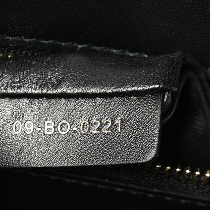 Christian Dior Grained Calfskin Embossed 30 Montaigne Chain Flap Bag Black 7 of 10