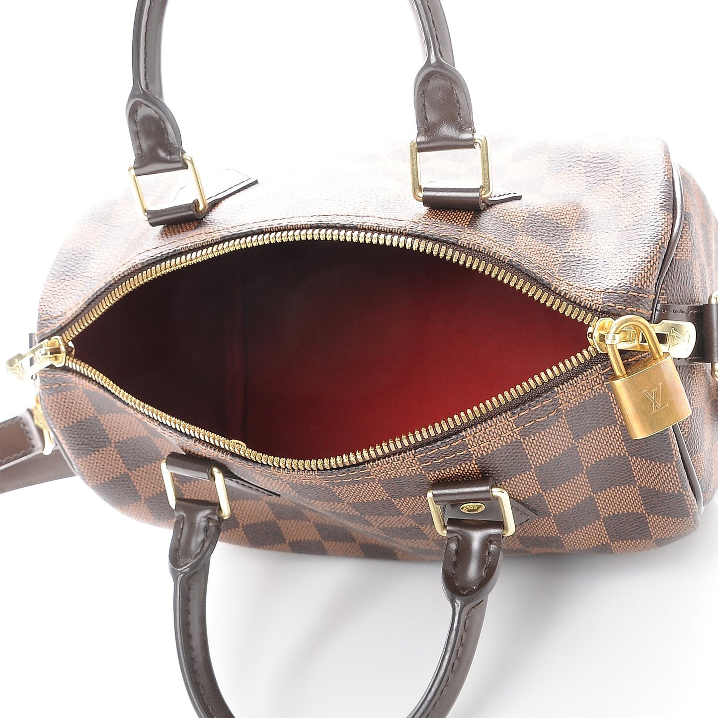 Damier Ebene Speedy Bandouliere 25