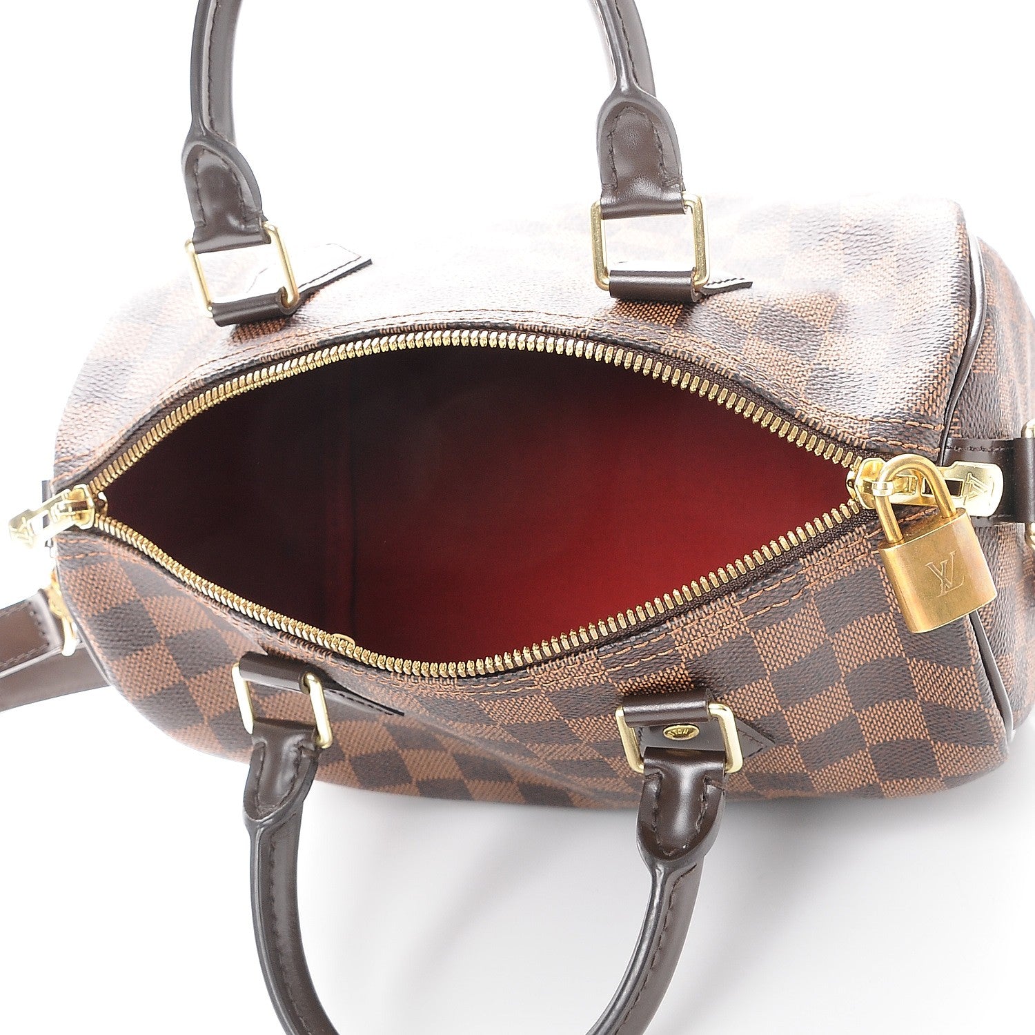 Louis Vuitton Damier Ebene Speedy Bandouliere 25 6 of 9
