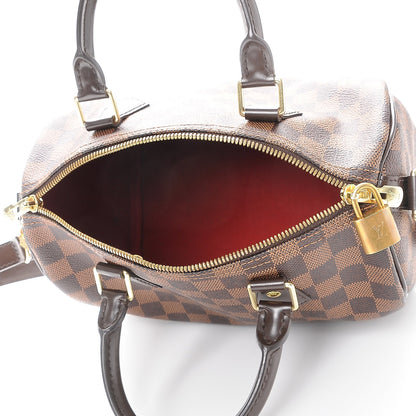 Louis Vuitton Damier Ebene Speedy Bandouliere 25 6 of 9