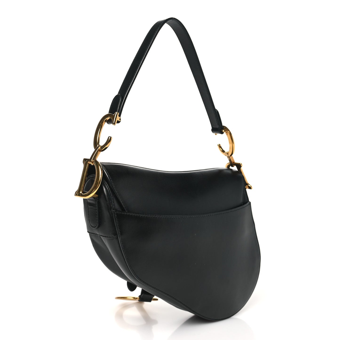 Calfskin Saddle Bag Black