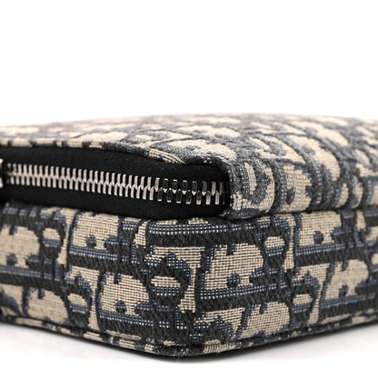Christian Dior Oblique Pouch Navy Blue 19 of 21